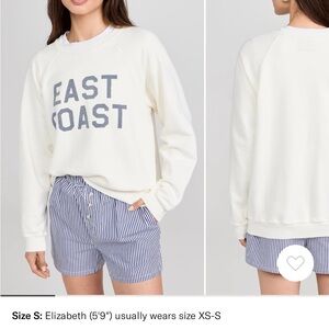 White 'East Coast' Sweatshirt